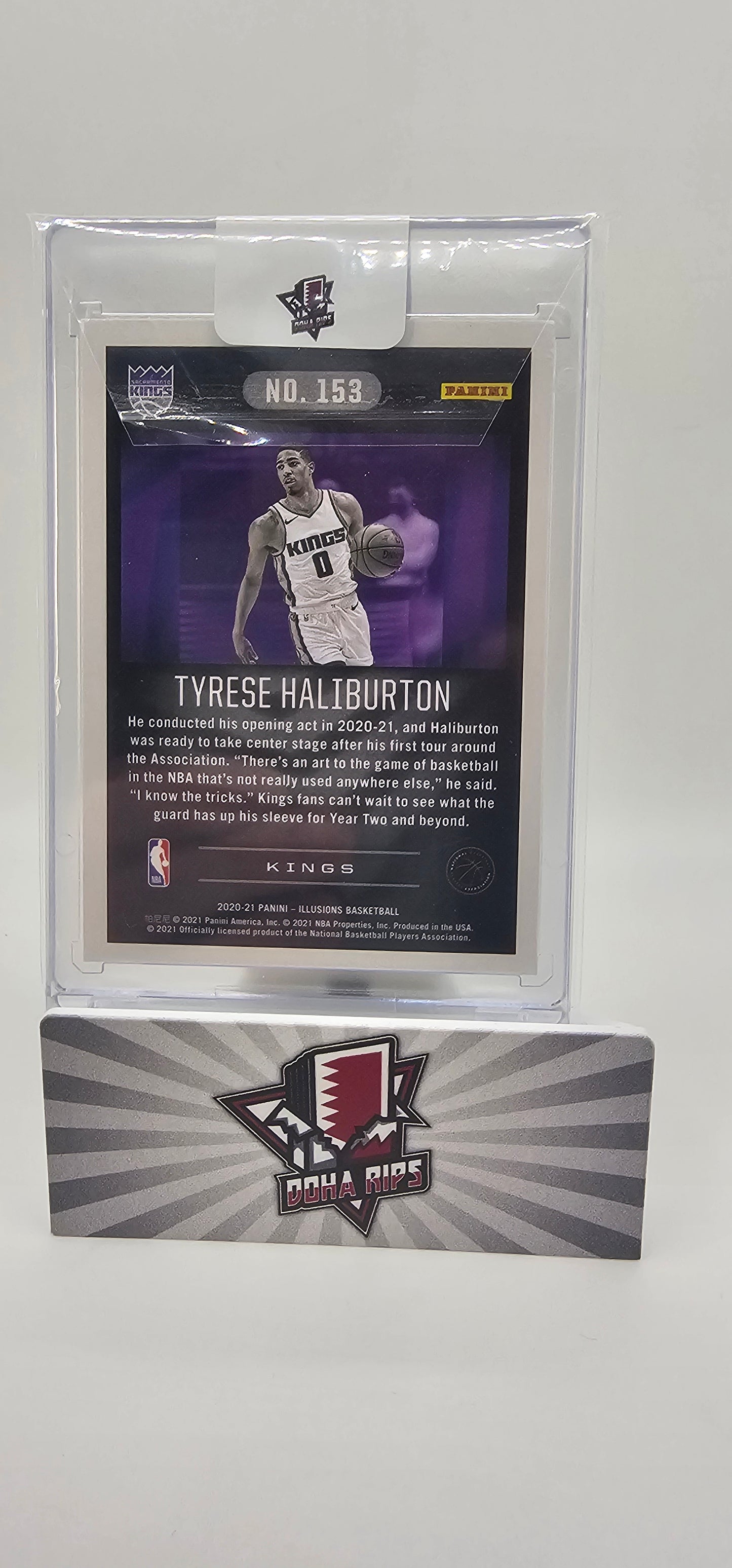 2020/21 Illusions Tyrese Haliburton Rookie Card Orange Variant