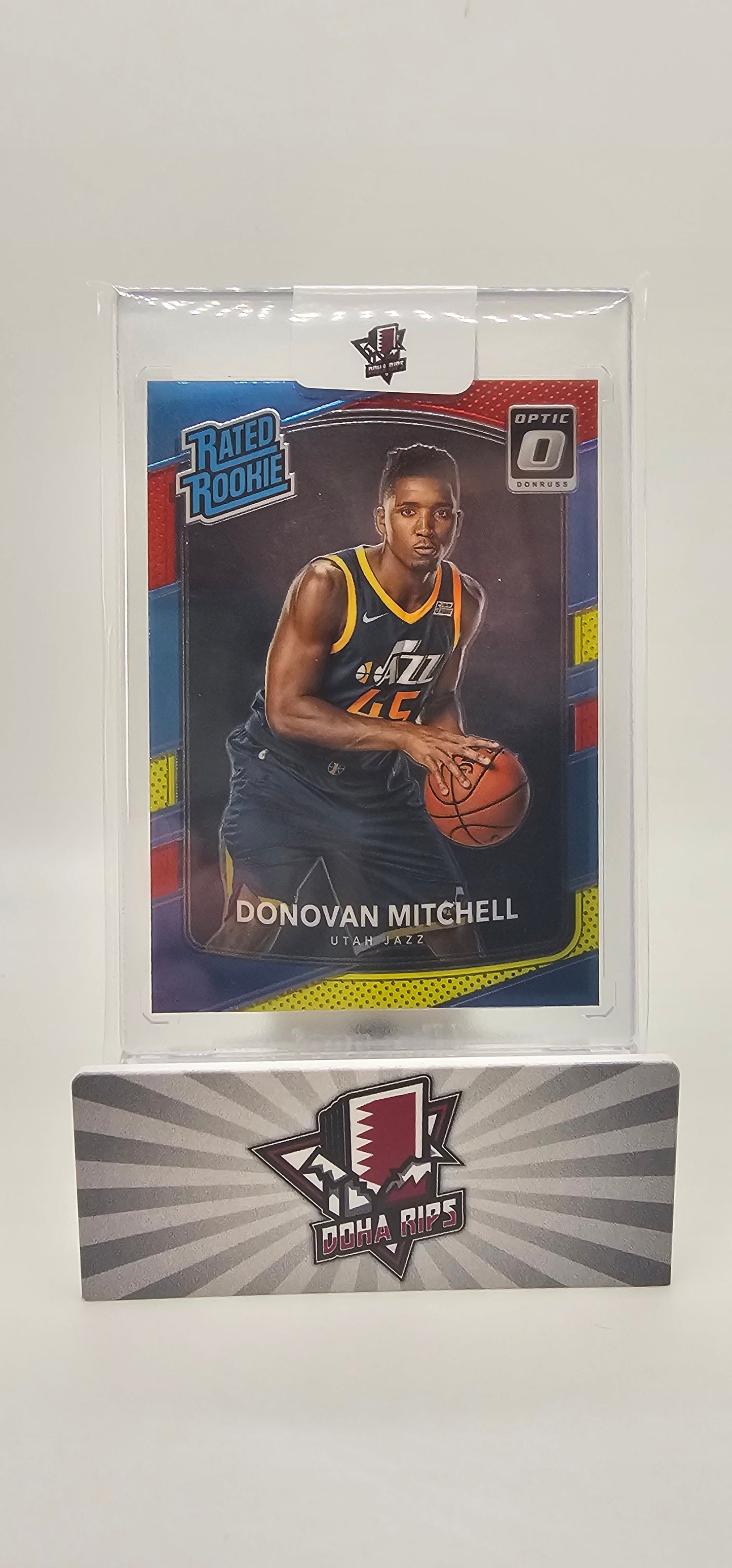 2017/18 Optic Donovan Mitchell Rated Rookie Red and Yellow