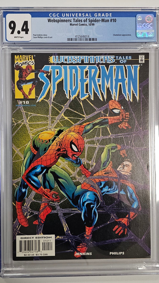 Webspinners: Tales of Spider-Man #10 October 1999 CGC 9.4