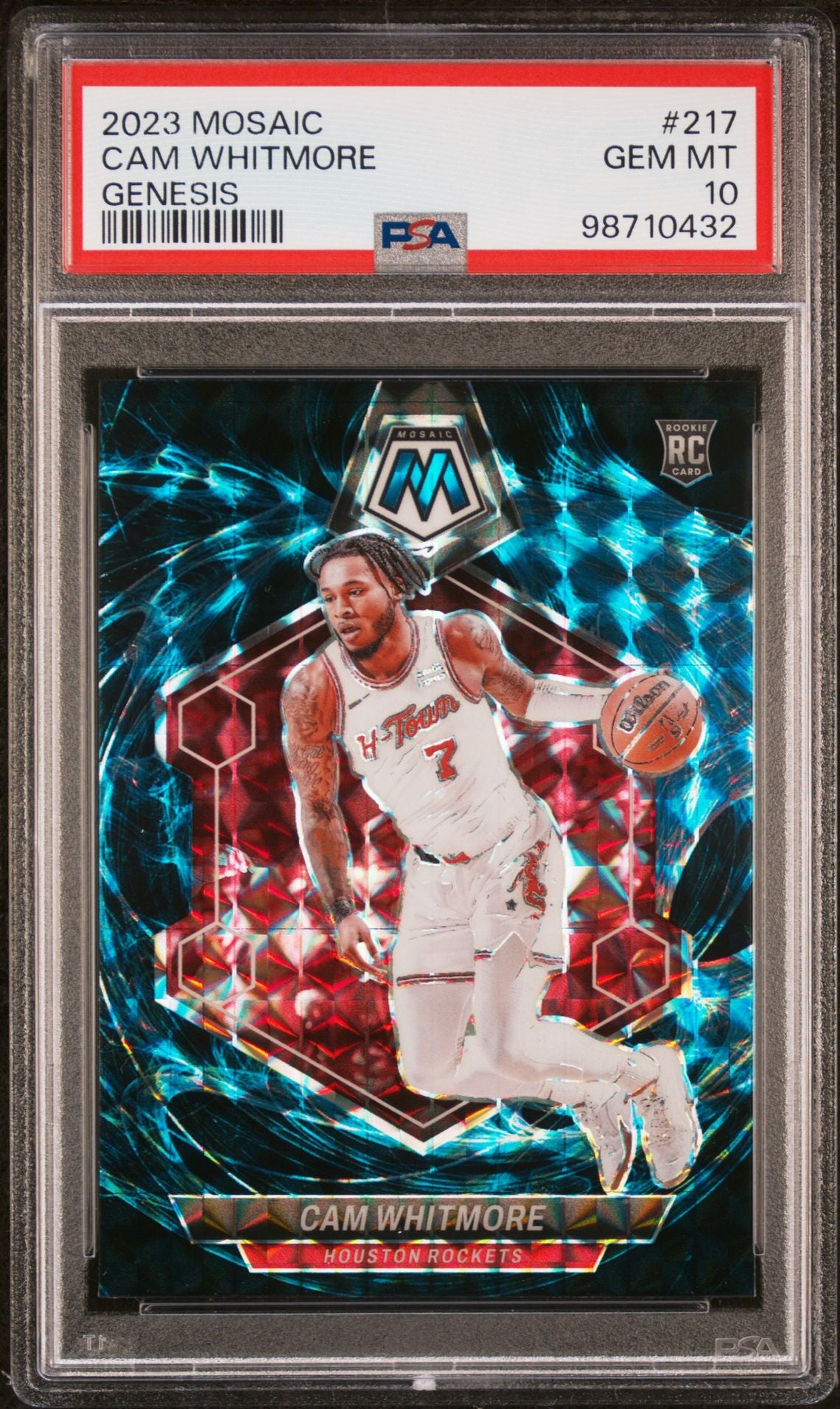 2023/24 Cam Whitmore Mosaic Genesis PSA 10