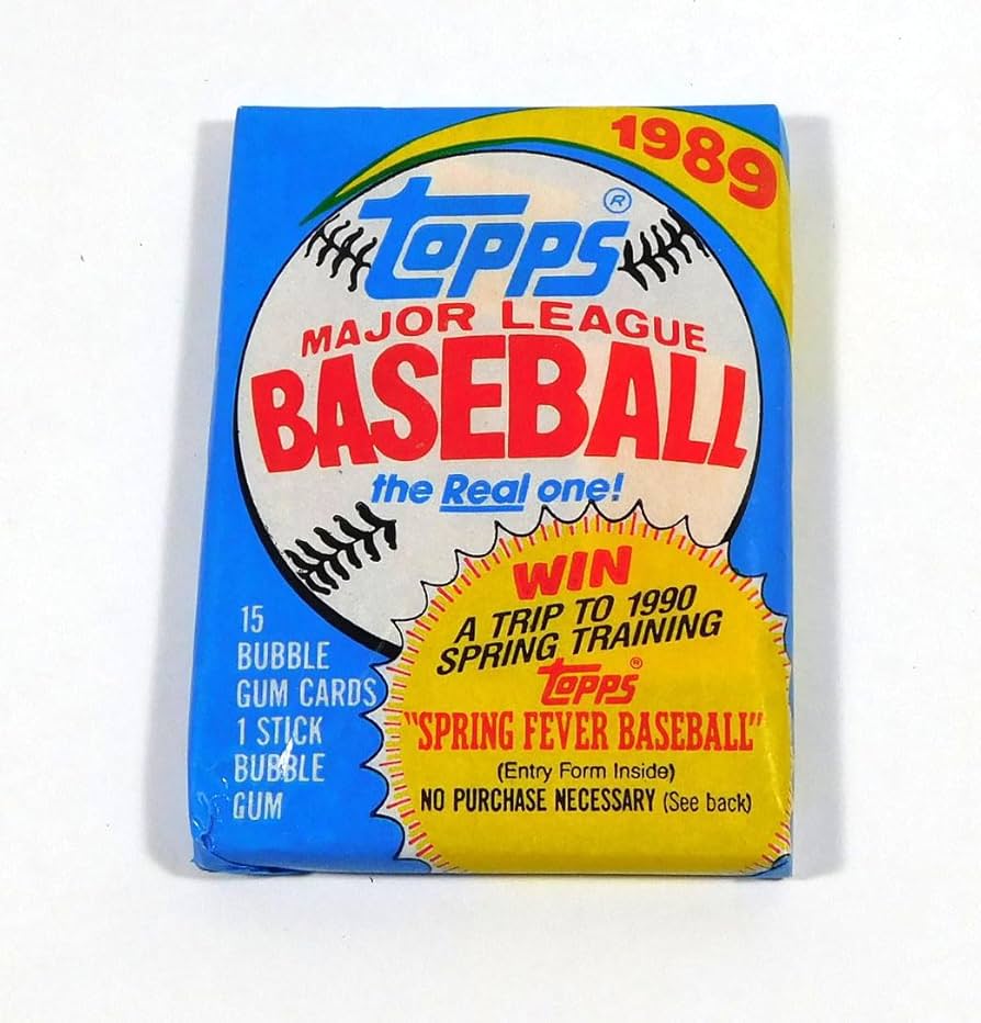 1989 Topps Baseball Wax Packs