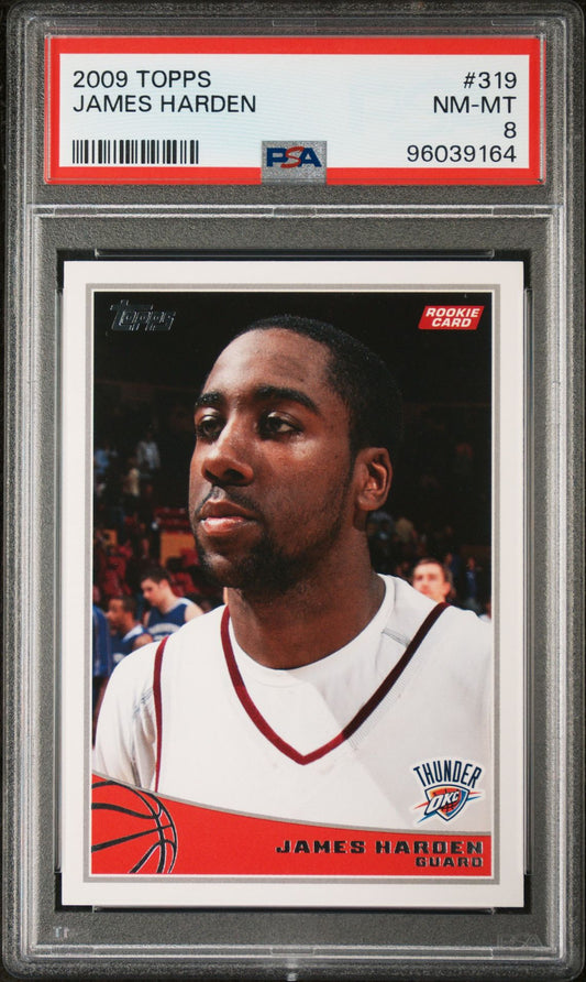 2009 Topps James Harden RC PSA 8