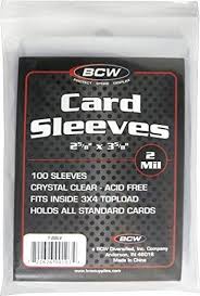 BCW Card Sleeves (Penny Sleeves) 100 count