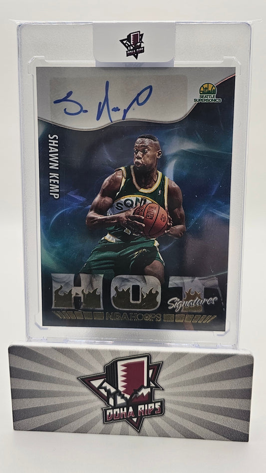 2022/23 NBA Hoops Shawn Kemp Hot Signatures