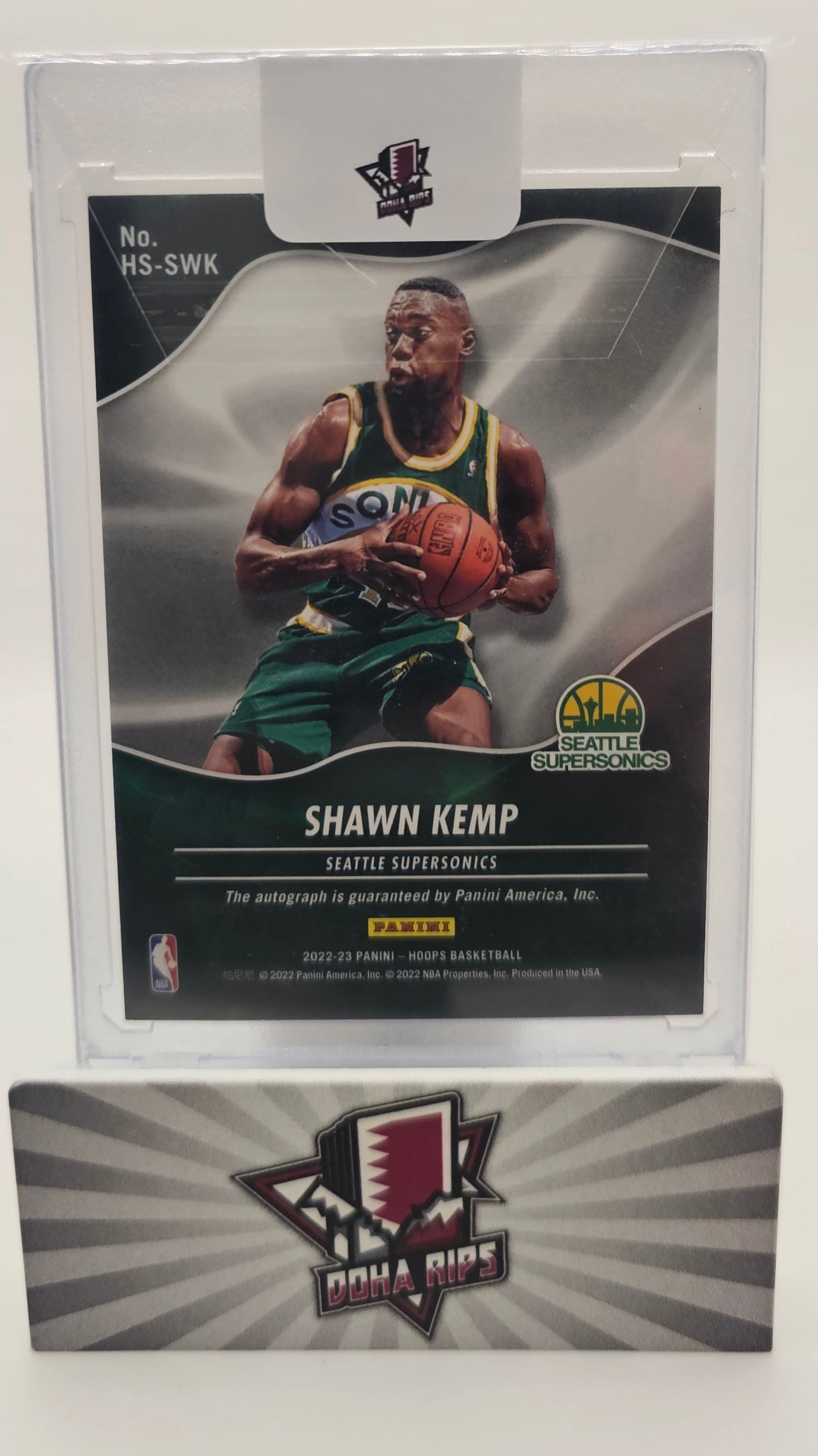 2022/23 NBA Hoops Shawn Kemp Hot Signatures