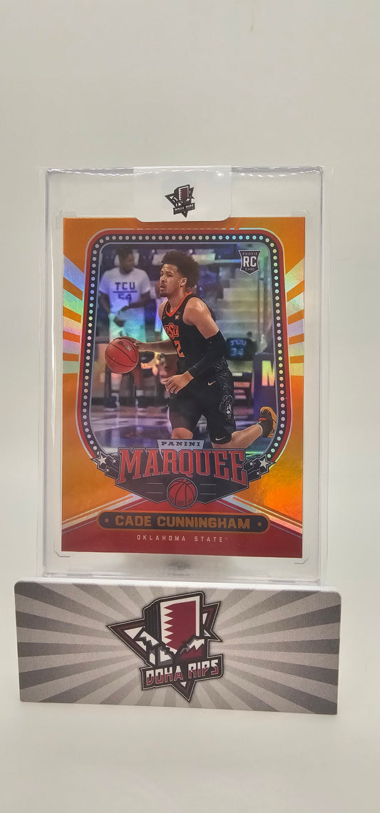 2020/21 Chronicles Marquee Draft Picks Cade Cunningham Orange Prizm Rookie Card