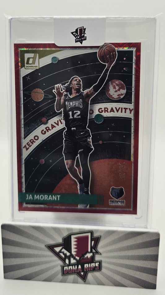 2023/24 Donruss International Ja Morant Zero Gravity Fireworks 25/25