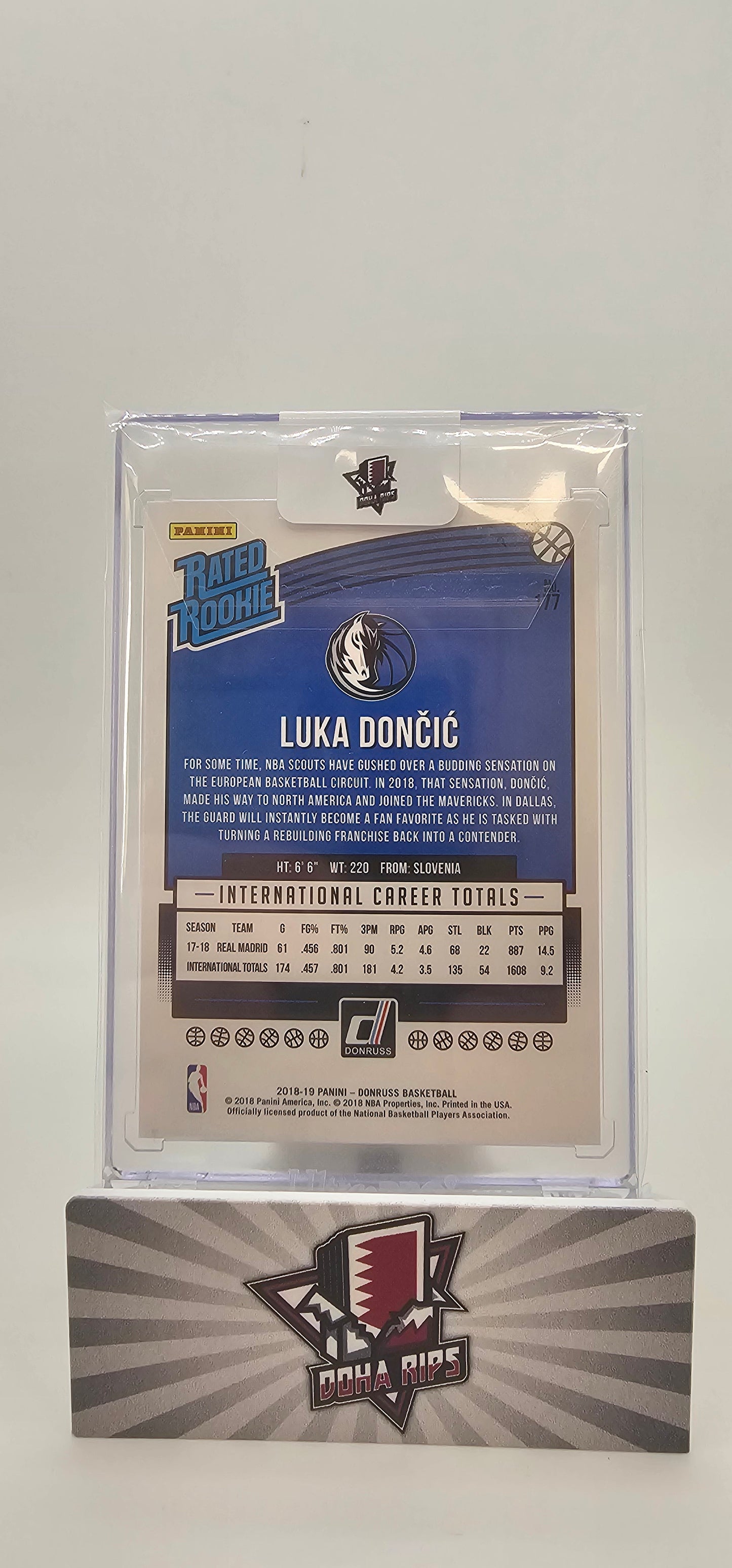 2018/19 Donruss Luka Doncic Rated Rookie