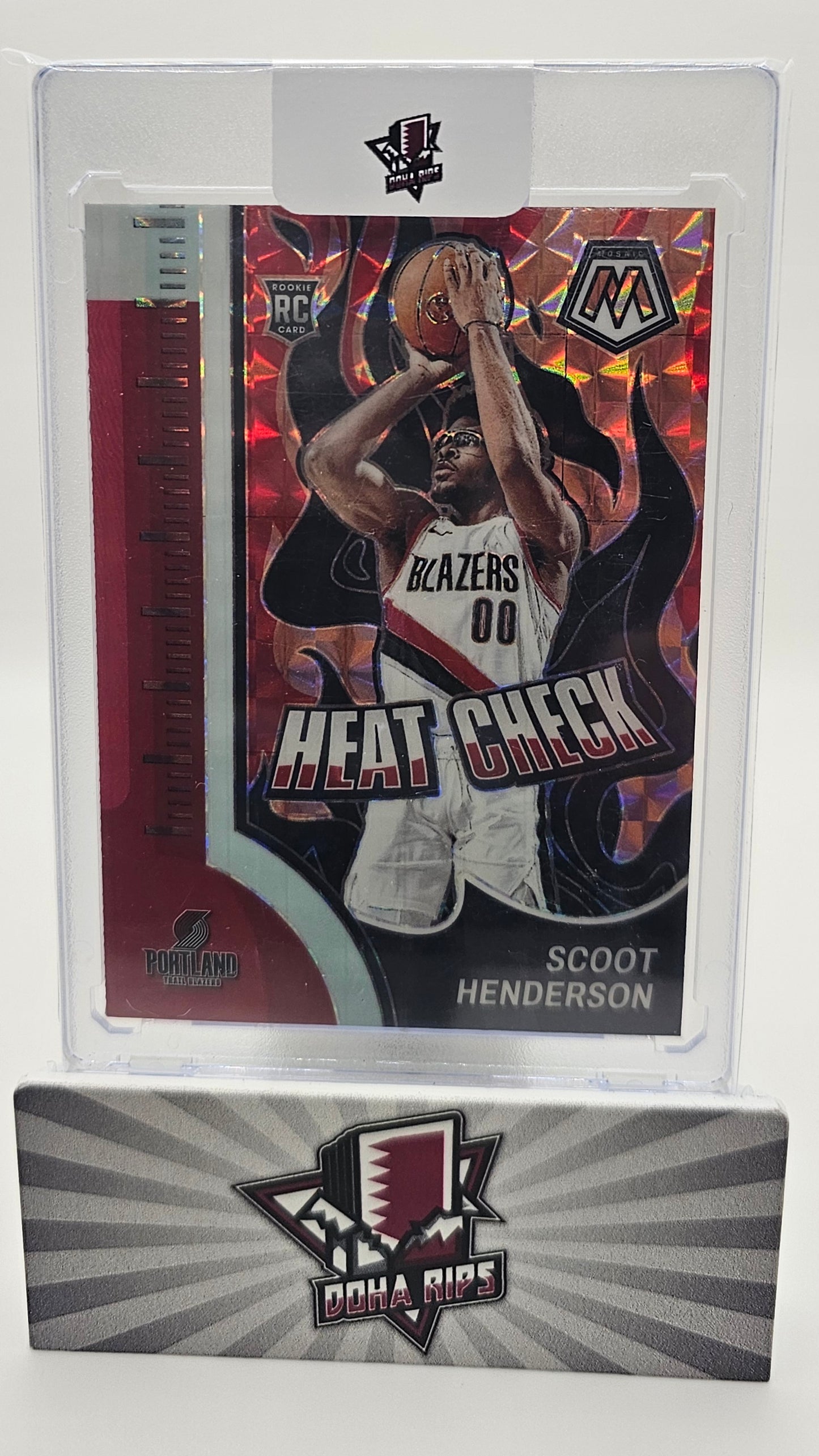 2023/24 Mosaic Scoot Henderson Heat Check Red Prizm