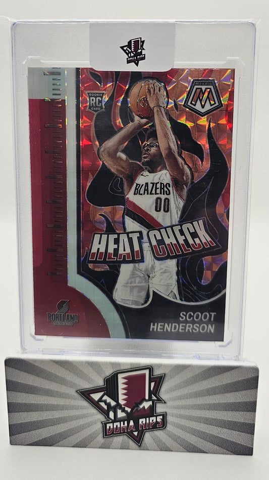 2023/24 Mosaic Scoot Henderson Heat Check Red Prizm